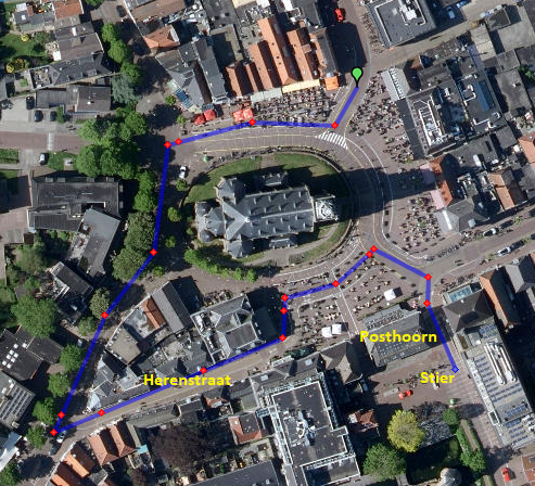Route optocht aangepast.